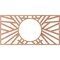 Ekena Millwork Hoover Wood Fretwork Pierced Ceiling Medallion, Cherry, 40"W x 20"H x 14 3/4"ID x 3/8"T CMWP40X20X0375HOCH - alternate 4